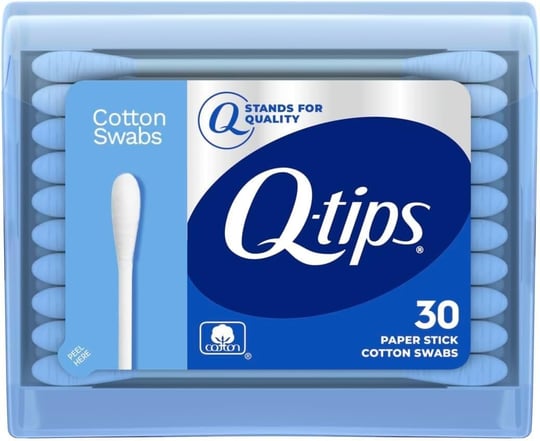 Q-tips Swabs Seyahat Paketi, 30 Sayılı, 1 adet mavi