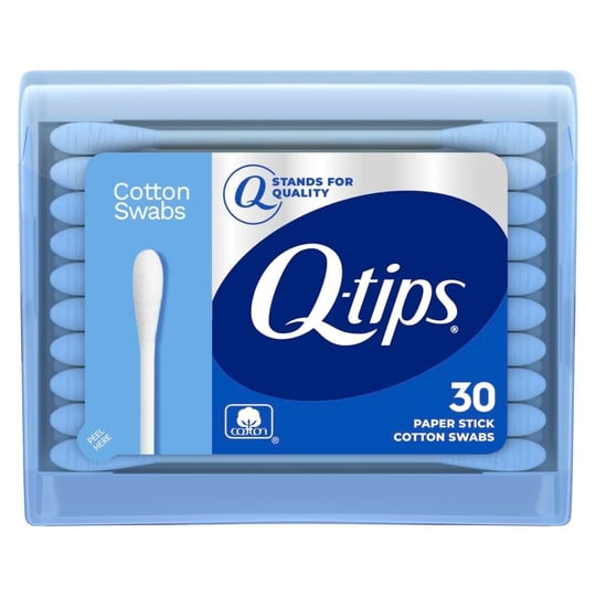 Q-tips Swabs Seyahat Paketi, 30 Sayılı, 1 adet mavi