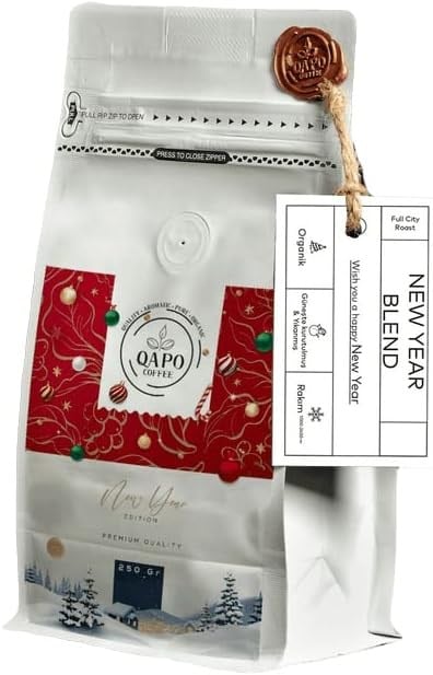 QAPO COFFEE NEW YEAR BLEND SPECIAL EDITION (ÖĞÜTÜLMÜŞ KAHVE) (V60, 250 gr)