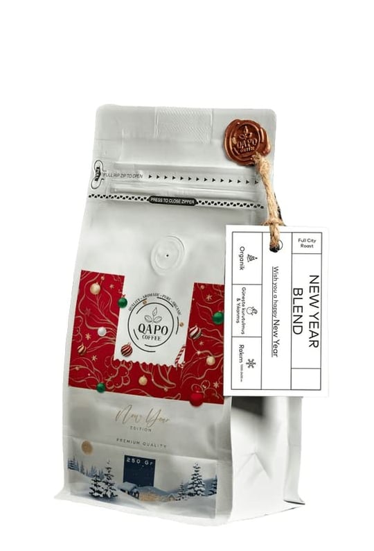 QAPO COFFEE NEW YEAR BLEND SPECIAL EDITION (ÖĞÜTÜLMÜŞ KAHVE) (V60, 250 gr)