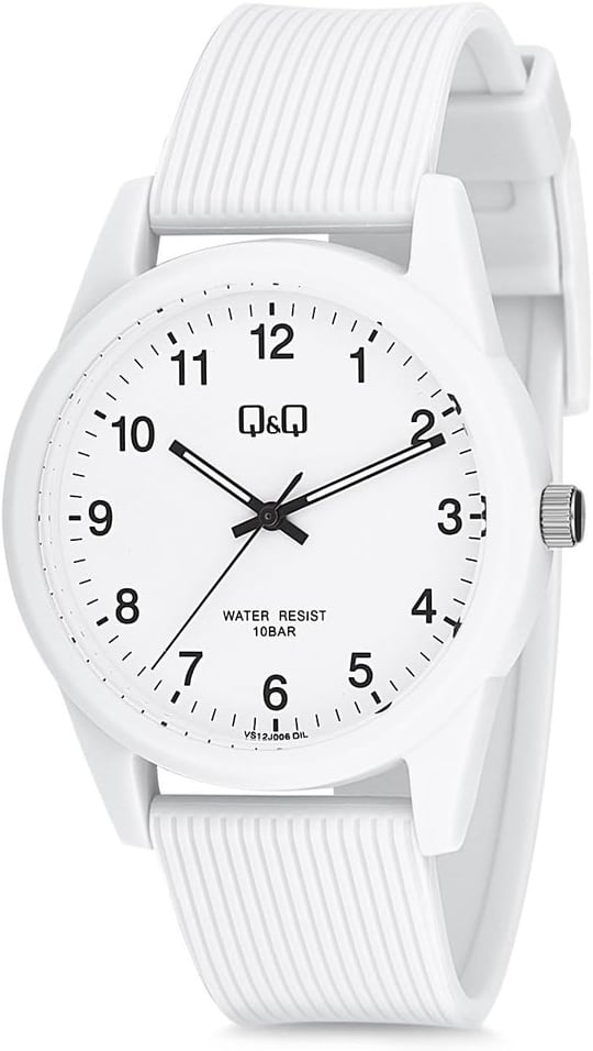 Q&Q-Su Geçirmez Silikon Kordonlu Unisex Kol Saati