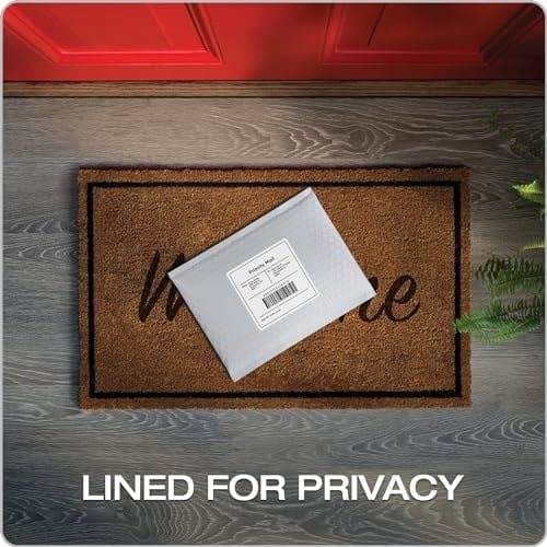 Quality Park Kabarcık Postalar, 15,5 x 25,7 cm, Beyaz Poli Postalar, Dolgulu Zarflar, Nakliye Zarfları, Suya Dayanıklı, Kendinden Mühürlü, Kutu Başına 50 (QUA85856), Plastik