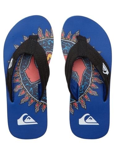 Quiksilver Aqbl100591 Molokai Layback Siyah-Mavi Çocuk Terlik