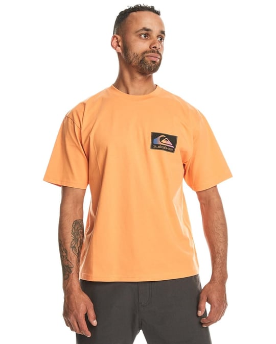Quiksilver Eqyzt07605 Back Flash Ss Turuncu Erkek T-Shirt