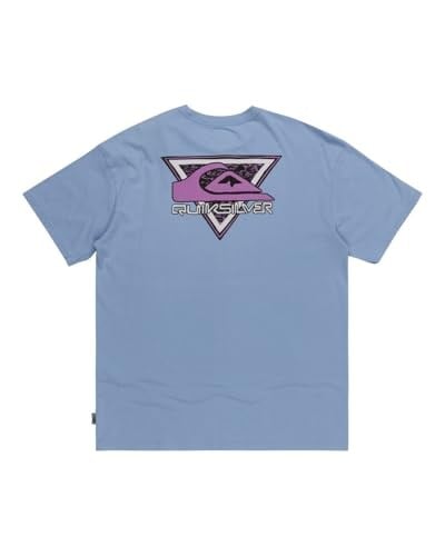 Quiksilver Eqyzt07654 Take Us Back Logo Açık Mavi Erkek T-Shirt