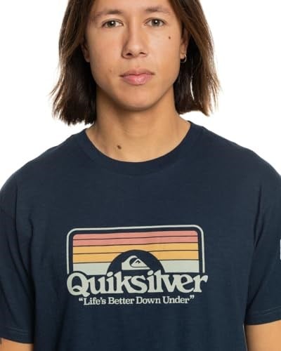 Quiksilver Eqyzt07678 Step Inside Ss Mavi Erkek T-Shirt
