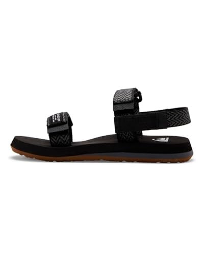 Quiksilver Erkek Maymun Kafesli Sandalet, Siyah Gri Siyah, 13 UK Child