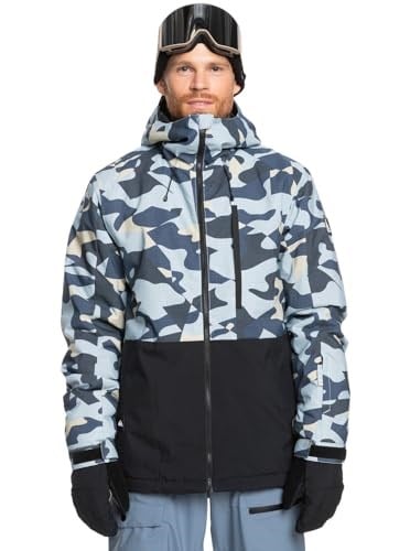 Quiksilver MISSION PRINTED BLOCK JK Erkek Snowboard Ceketi