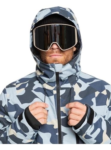 Quiksilver MISSION PRINTED BLOCK JK Erkek Snowboard Ceketi