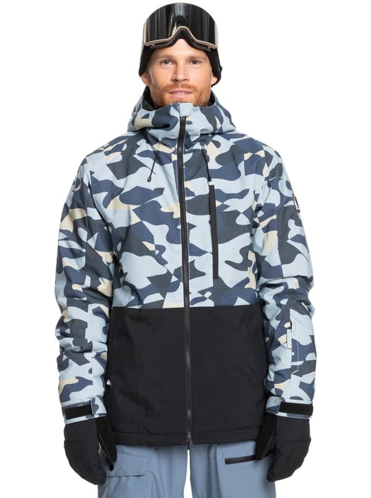 Quiksilver MISSION PRINTED BLOCK JK Erkek Snowboard Ceketi