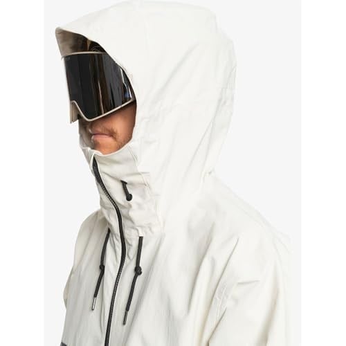 Quiksilver Steeze Jacket M, Beyaz, M