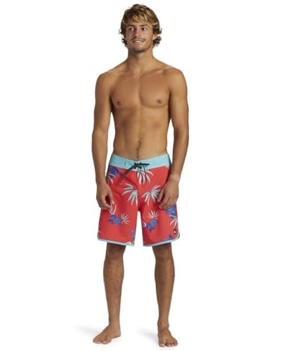 Quiksilver Surfsilk Scallop 18 Erkek Boardshort-AQYBS03630 Cayenne 32