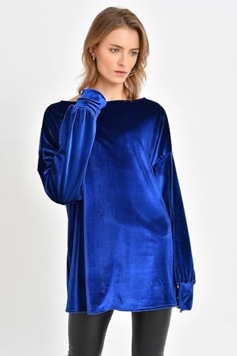 Quincey-Kadife Tunik Parlement BDE2513 (PARLEMENT / 44)