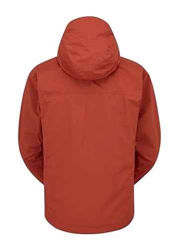 Rab Erkek sağanak hafif ceket hafif su geçirmez kapüşonlu ceket yürüyüş ve trekking için