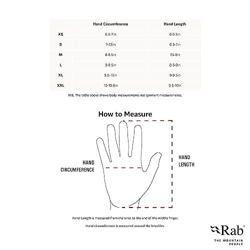 Rab Power Stretch Contact Kadın Eldiven Siyah S