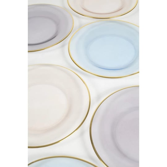 Rakle Five O Clock 6lı Cam Pasta Tabağı Seti 19 Cm