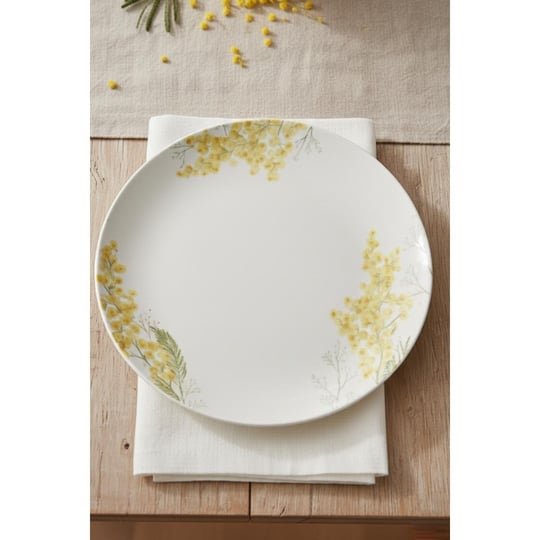 Rakle Mimosa Seramik 4lü Servis Tabağı Seti 25,5 Cm