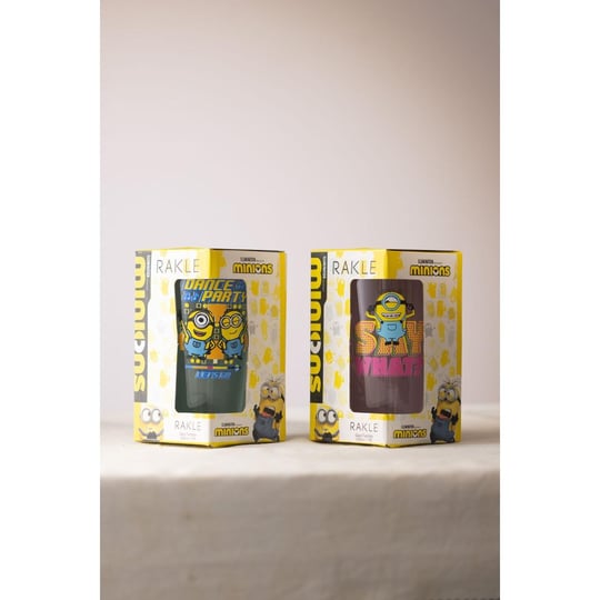 Rakle Minions 2li Bardak Seti Pembe-yeşil 570 Cc
