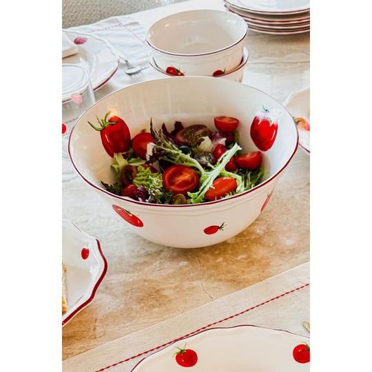 Rakle Pomodoro Stoneware Salata Kasesi 25 Cm