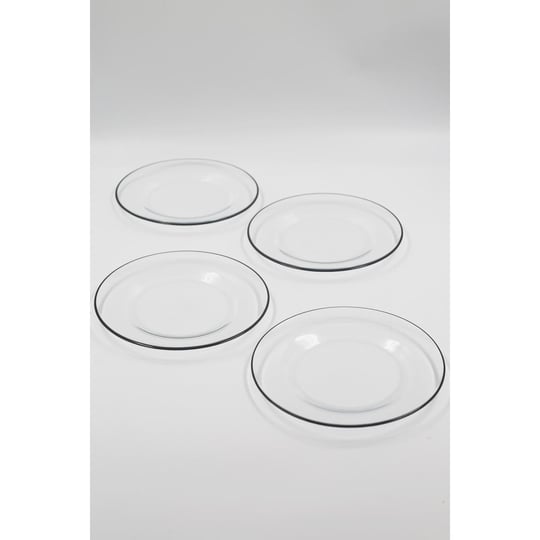 Rakle Pure Black 4lü Pasta Tabağı Seti 19 Cm