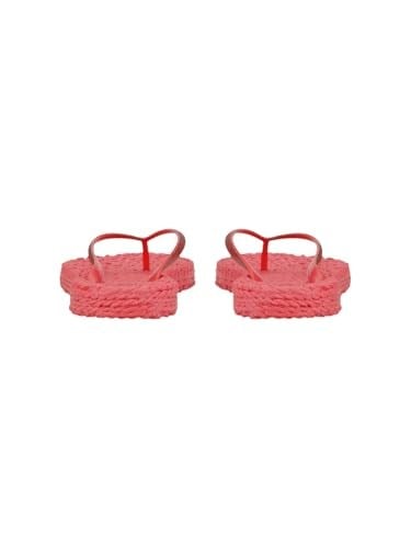 Raspberry Cheerful01 - Pembe Simli Parmak Arası Terlik