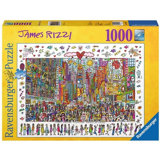Ravensburger 1000 Parça Puzzle James Rizzi-Times Square
