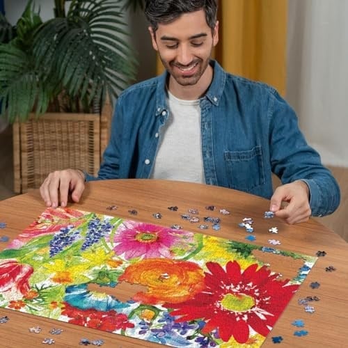 Ravensburger 1000p Puzzle Çiçekler, Yapboz