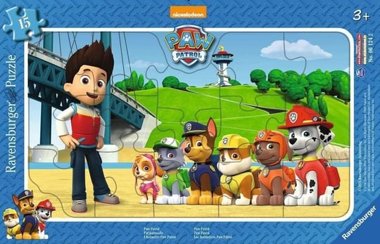 Ravensburger 15 Parça Küçük Çerçeveli Paw Patrol Puzzle -061242