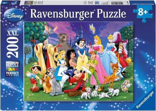 Ravensburger 200 Parça W. Disney Karakterleri Puzzle