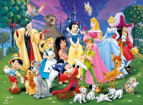 Ravensburger 200 Parça W. Disney Karakterleri Puzzle