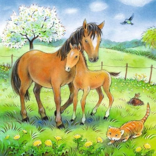 Ravensburger 3×49 Parça “Sarılma Zamanı” Puzzle