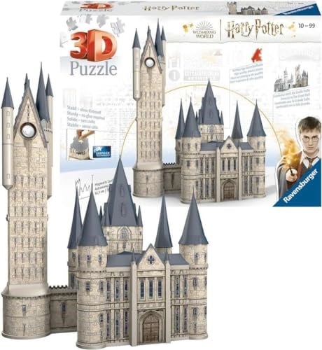 Ravensburger, 3D Puzzle Harry Potter Astronomi Kulesi, Yetişkin Puzzle