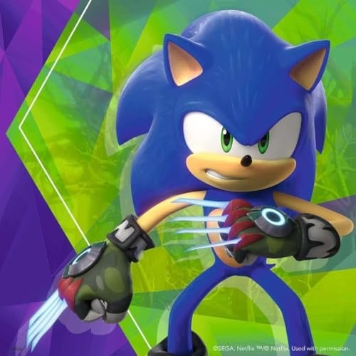 Ravensburger, 3x49p Puzzle Sonic, Çocuk Puzzle