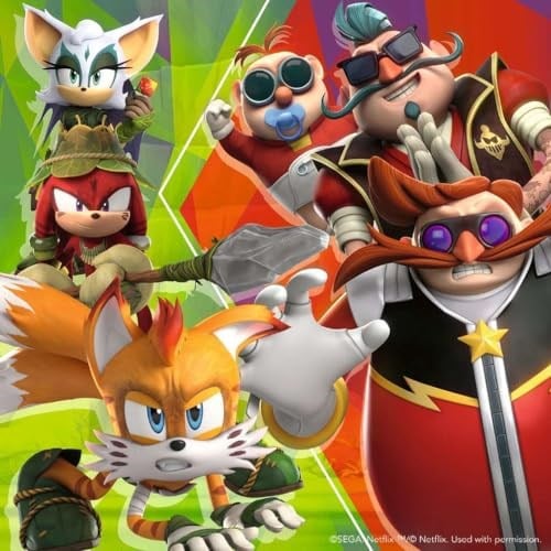Ravensburger, 3x49p Puzzle Sonic, Çocuk Puzzle