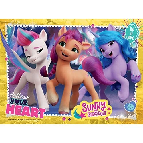 Ravensburger, 4 Puzzle Tek Kutuda My Little Pony, Çocuk Puzzle