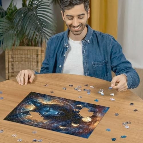 Ravensburger 500p Puzzle Parlayan Kurt, Yapboz