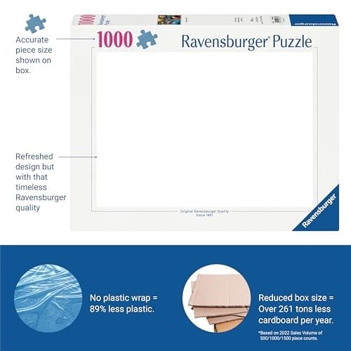 Ravensburger Amsterdamda Bisikletler Yetişkinler için 1000 Parça Yapboz - 12000662 - El Yapımı Aletler, Almanyada Üretilmiştir, Her Parça Birbirine Mükemmel Uyar