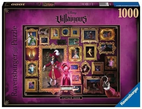 Ravensburger Villainous Captain Hook Yapboz, 1000 Parça