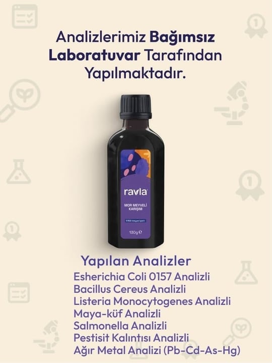 Ravla Mor Meyveli Karışım - 130g