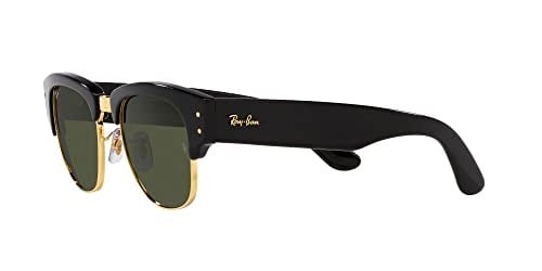 Ray-Ban Mega Clubmaster 0316S 901/31 Black/Gold-Green Güneş Gözlüğü