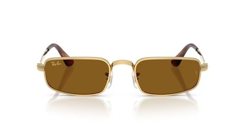 Ray-Ban RB 3927 00133 54 A$AP ROCKY Unisex Dikdörtgen Gold Metal Güneş Gözlüğü