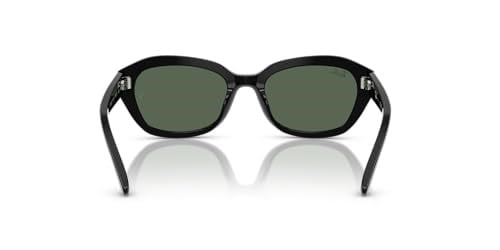 Ray-Ban RJ9081S Kelebek Güneş Gözlüğü, Siyah/Koyu Yeşil, 48 mm