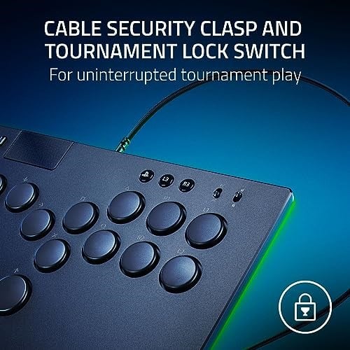 Razer Kitsune - PS5 ve PC için optik tüm düğmeli arcade kontrol cihazı (4 hassas hareket tuşlu düzen, düz doğrusal optik anahtarlar, ince, taşınabilir gövde) S - Seçenekler: Kitsune, Kitsune - Chun-Li