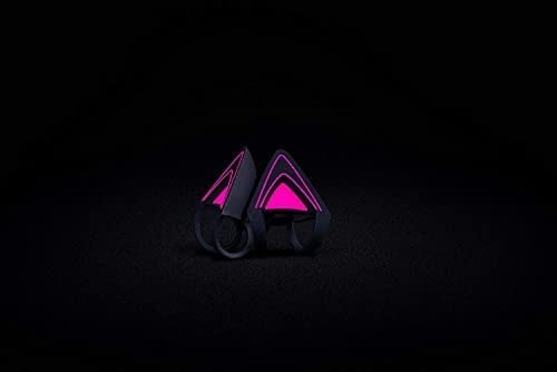 Razer Kitty Ears - Tüm Kraken Kulaklıklar için Kitty Ears (Krakeninize uyacak şekilde tasarlandı, Ayarlanabilir, Su Geçirmez) Neon