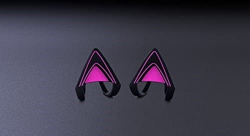 Razer Kitty Ears - Tüm Kraken Kulaklıklar için Kitty Ears (Krakeninize uyacak şekilde tasarlandı, Ayarlanabilir, Su Geçirmez) Neon