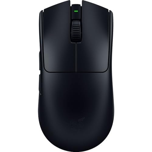 Razer Viper V3 Pro - Ultralight Kablosuz Espor Oyun Mouseu (8K Hz HyperPolling, 54g hafif tasarım, Focus Pro Sensör 35K DPI, HyperSpeed Kablosuz, 95 saat pil ömrü) Siyah