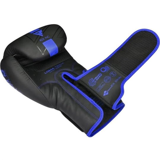 RDX Kara F6 Mat Boks Eldiveni Profesyonel Sparring ve Antrenman Eldiveni