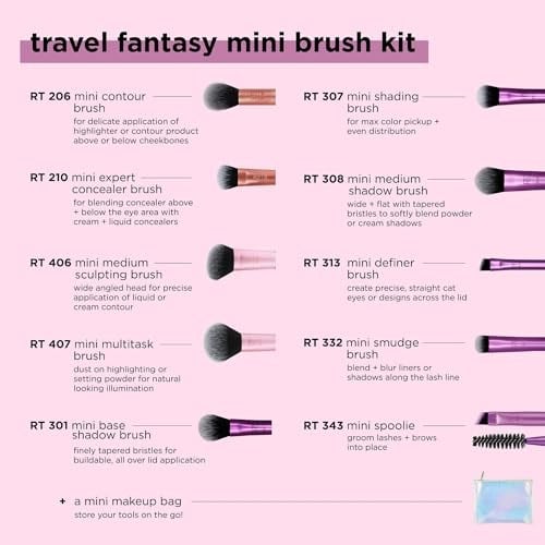Real Techniques Mini Seyahat Fırça Seti RT-4285