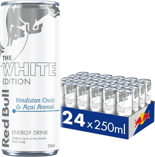Red Bull Enerji İçeceği Hindistan Cevizi ve Açai 250 ml (24lü Paket 24x250 ml)