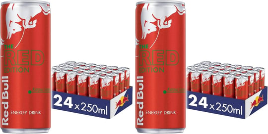 Red Bull Enerji İçeceği, Karpuz, 250 ml (24lü Paket, 24x250 ml)